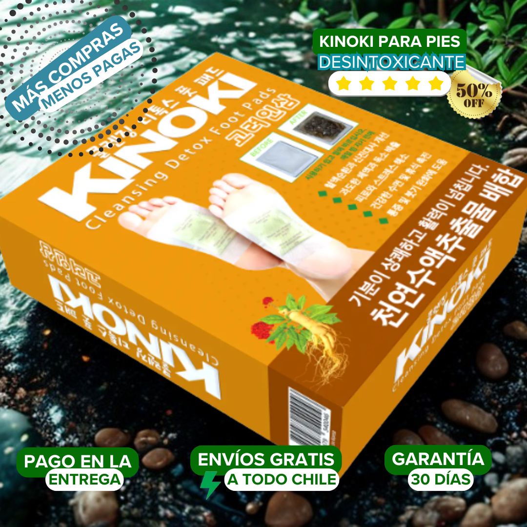 Parches Kinoki Desintoxicantes - Premium 💎⭐