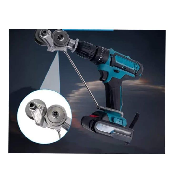 Cortador de ducto galvanizado taladro