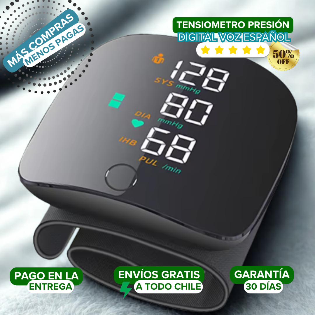 Tensiometro Monitor de presión arterial - Resultados Precisos y Confiables 🩺✅