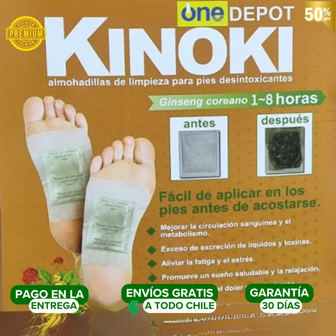 Parches Kinoki Desintoxicantes - Premium 💎⭐