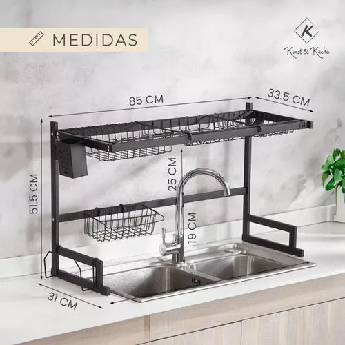 Rack Escurridor Seca Plato 85CM