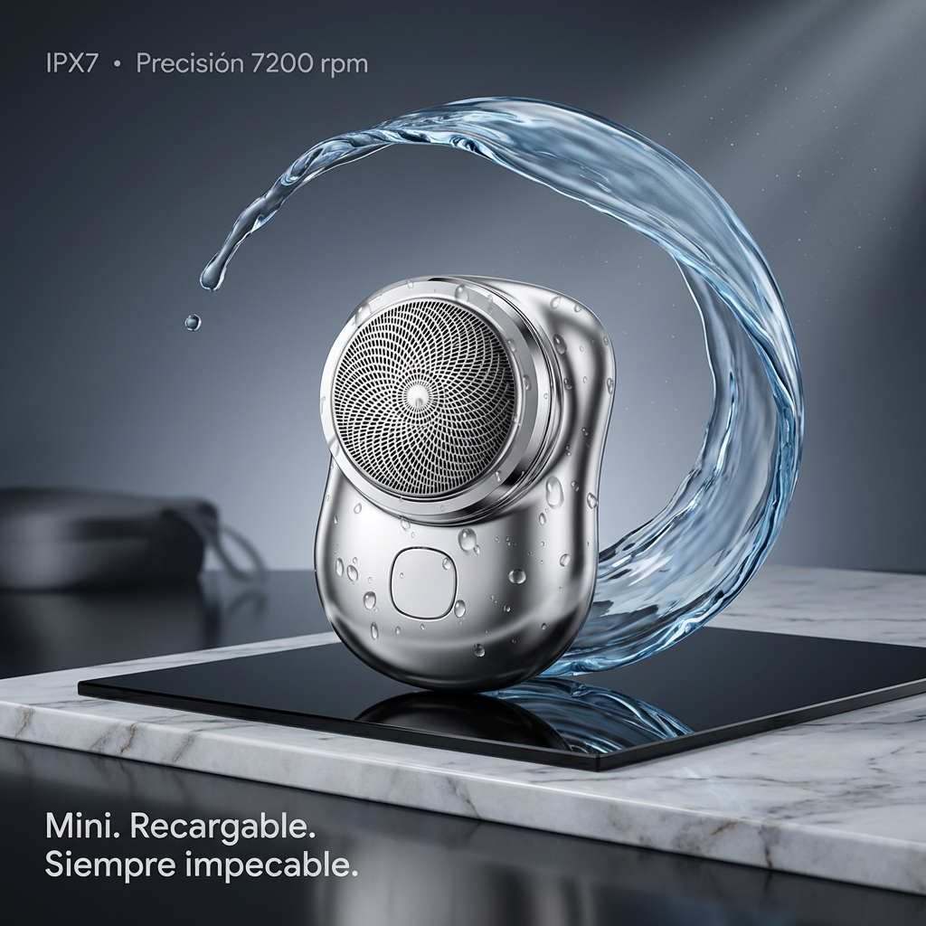 Mini Afeitadora Portátil Recargable