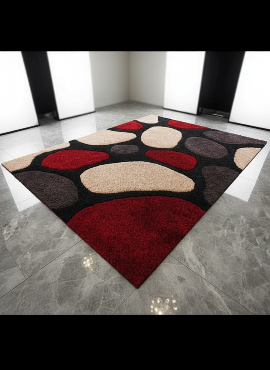 ✨ Decora con Estilo: Alfombra Modelo Royal Stone - Antideslizante Mediana (100x150)