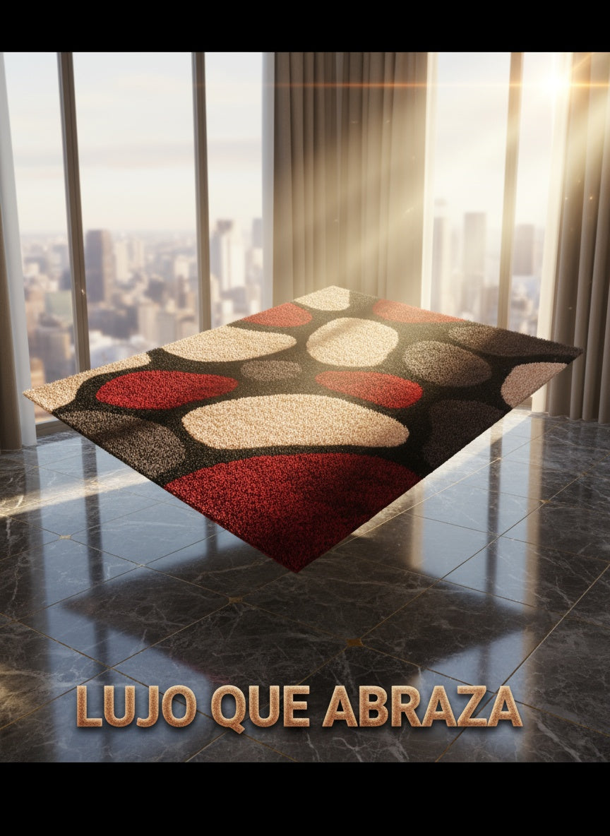 ✨ Decora con Estilo: Alfombra Modelo Royal Stone - Antideslizante Mediana (100x150)