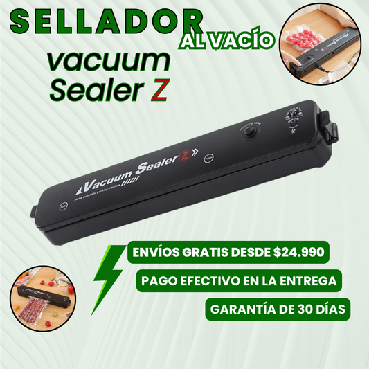 Sellador al Vacío Vacuum Sealer Z | 10 bolsas Gratis ✅