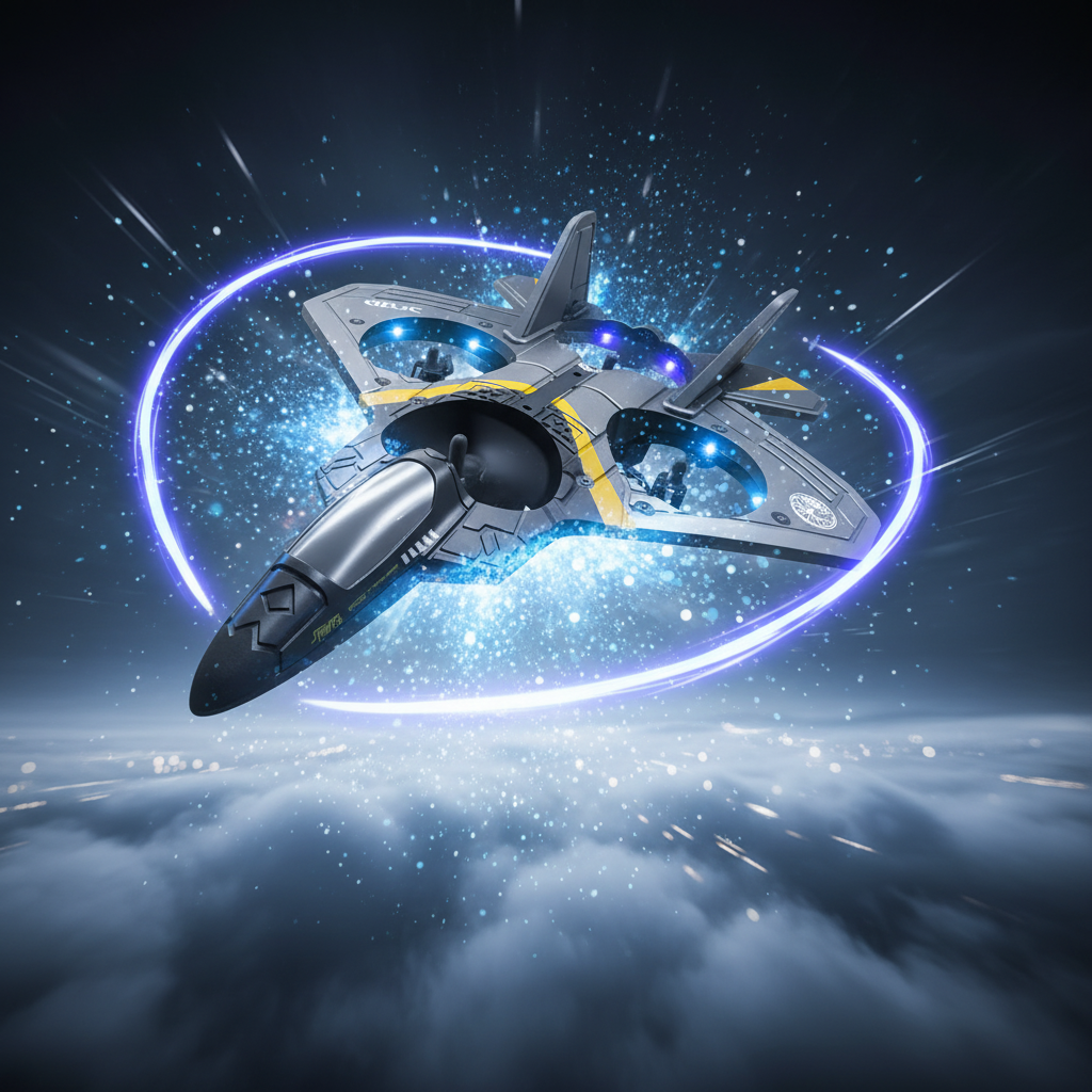 Drone Avión Planeador EVA con luces LED