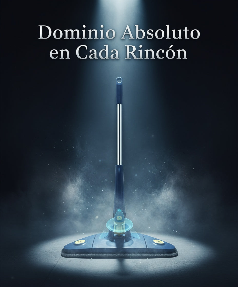 Mopa Triangular Giratoria 360° + Bastón Telescópico Gratis ✅