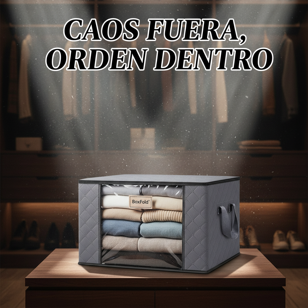 BoxFold™ – Organizadores de Tela Económica