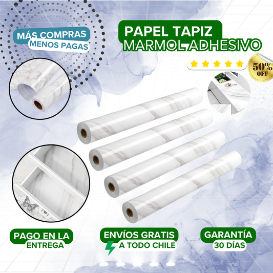 Papel Tapiz Mármol Adhesivo