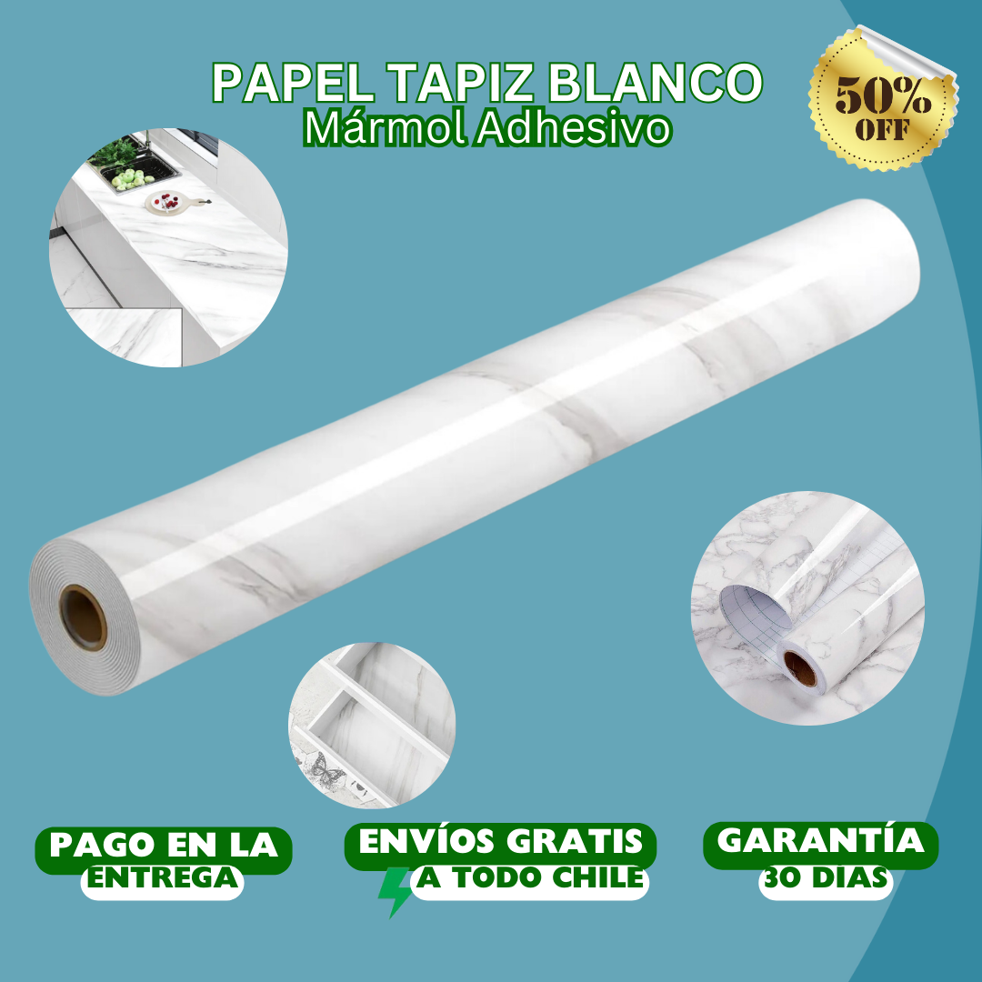 Papel Tapiz Mármol Adhesivo