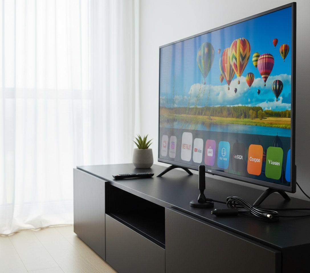 Antena TV Digital con Canales Full HD 🟦