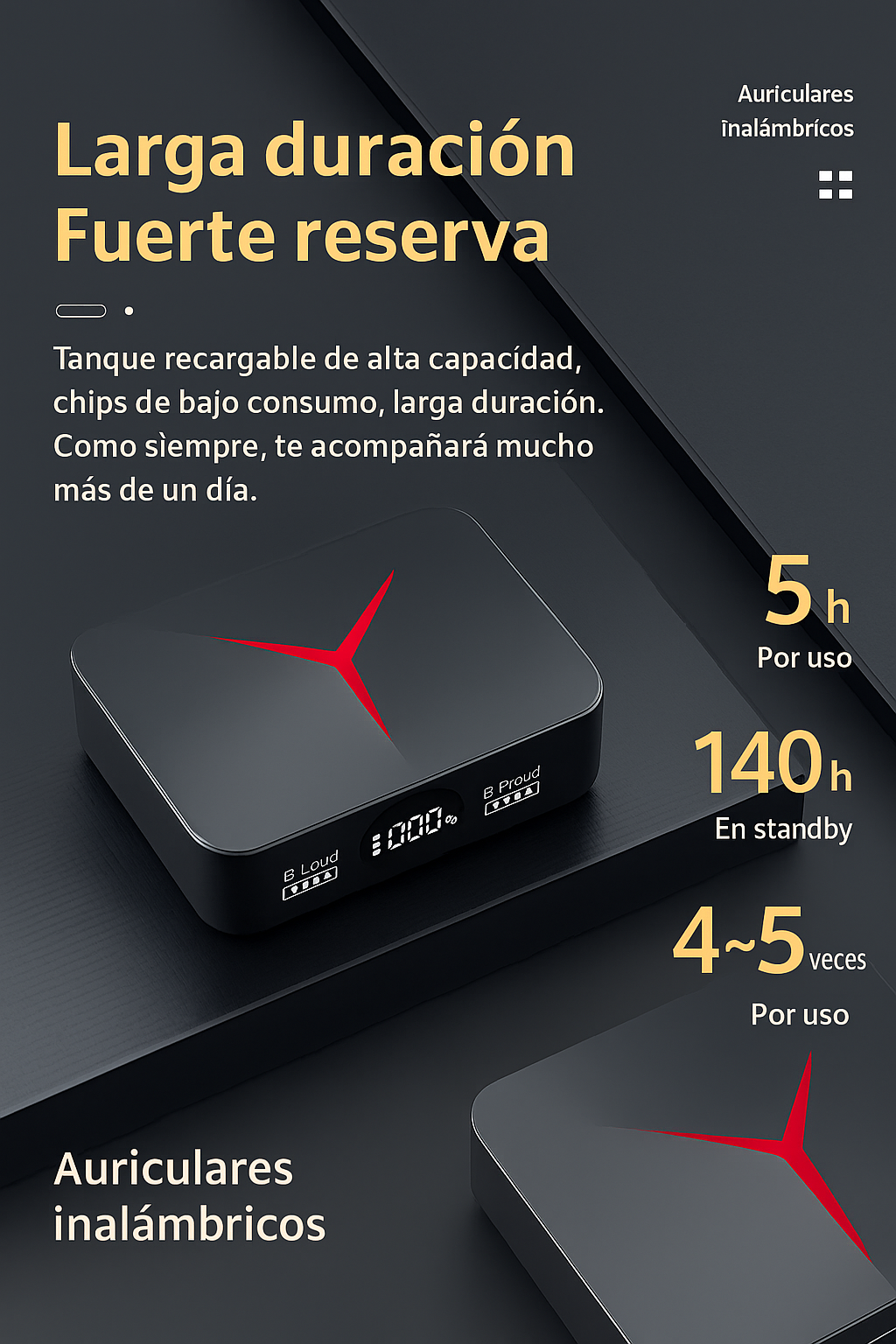 Auriculares deportivos impermeables M90🔋