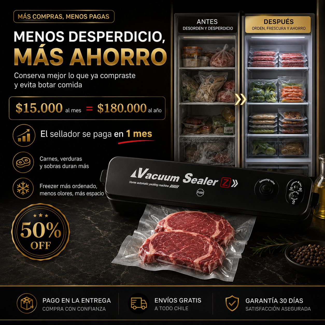 New Sellador al Vacío Vacuum Sealer Z 🥩
