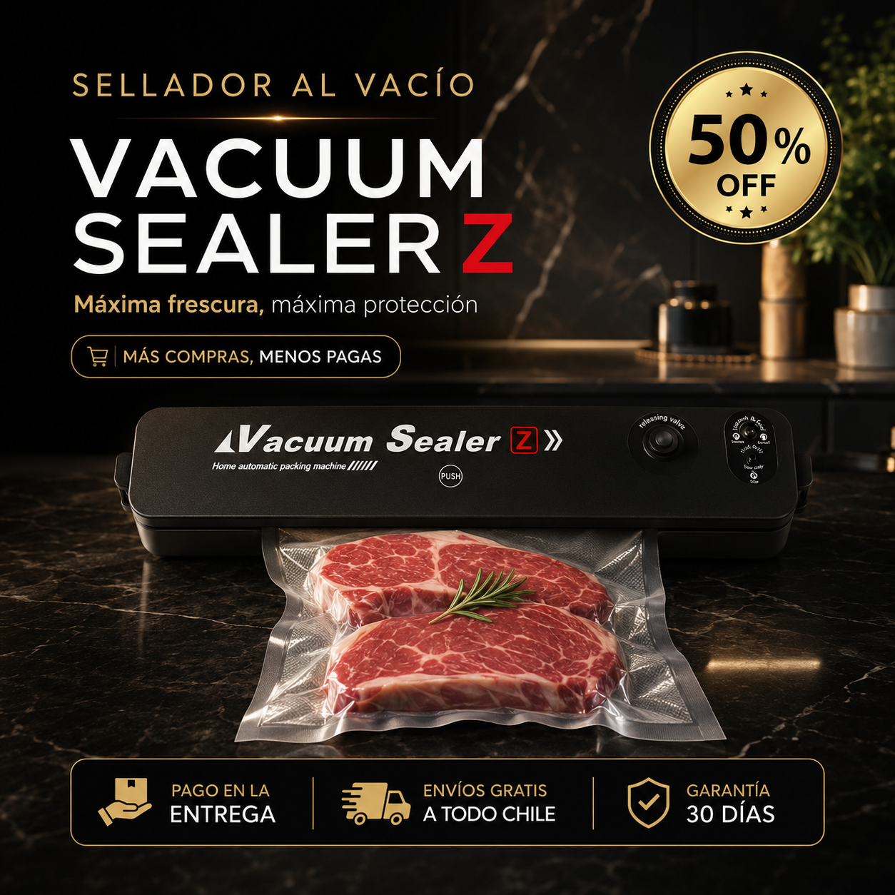 New Sellador al Vacío Vacuum Sealer Z 🥩