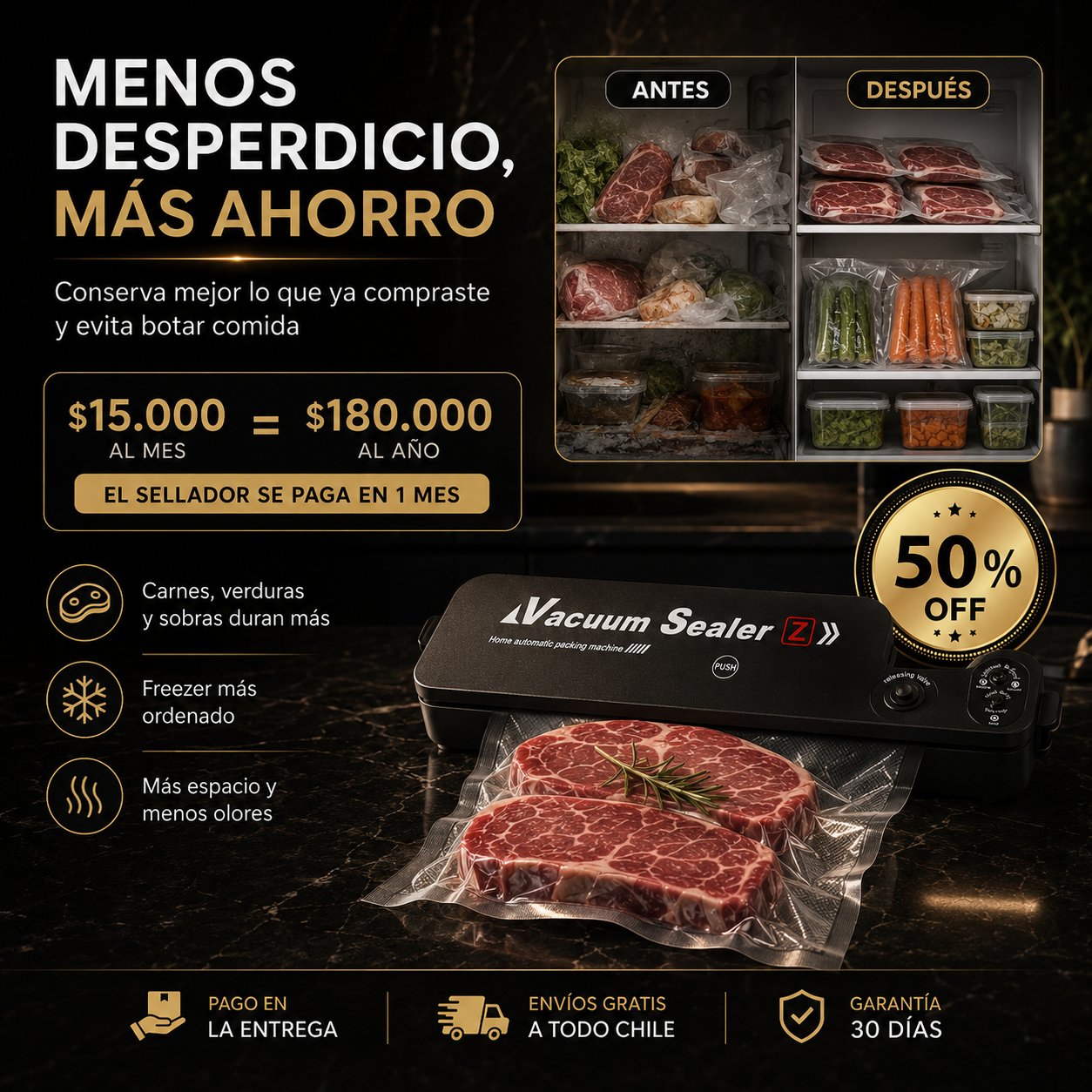 New Sellador al Vacío Vacuum Sealer Z 🥩