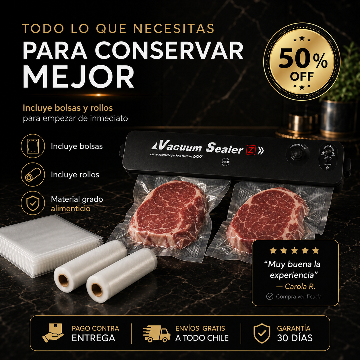 New Sellador al Vacío Vacuum Sealer Z 🥩