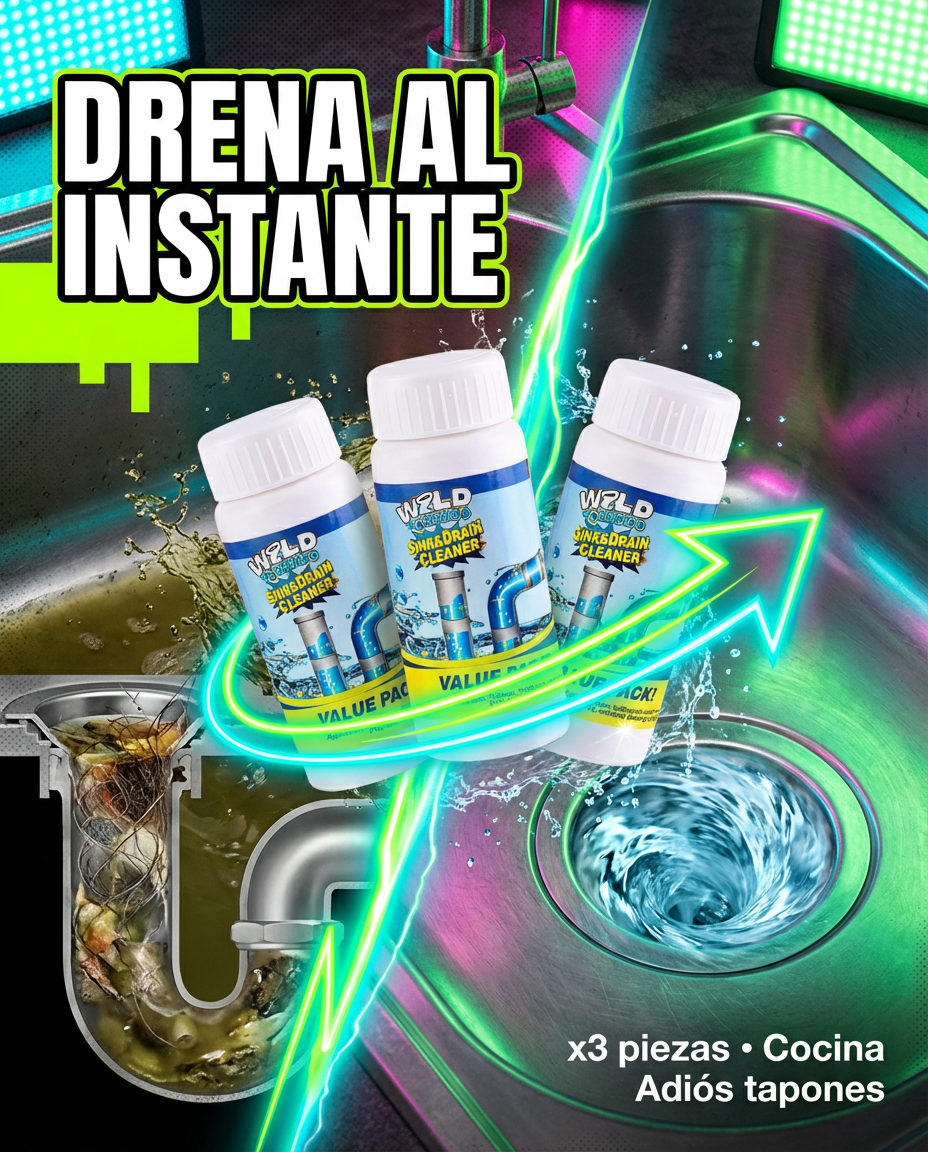 Polvo Destapador DrenaMax™ - Remate