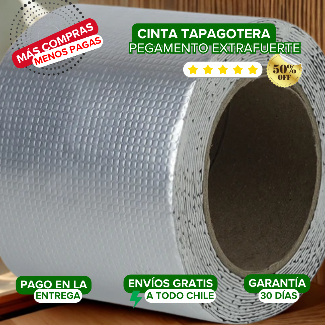 Cinta Tapagoteras - Pegamento ExtraFuerte - Liquidación ✅