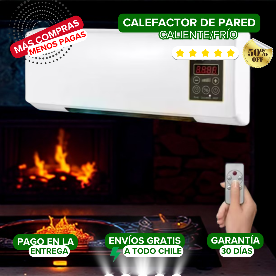 Clima Perfecto: Calefactor Eléctrico Calor/Frío para Todo el Año 🔥