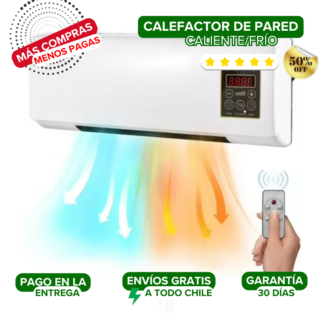 Clima Perfecto: Calefactor Eléctrico Calor/Frío para Todo el Año 🔥
