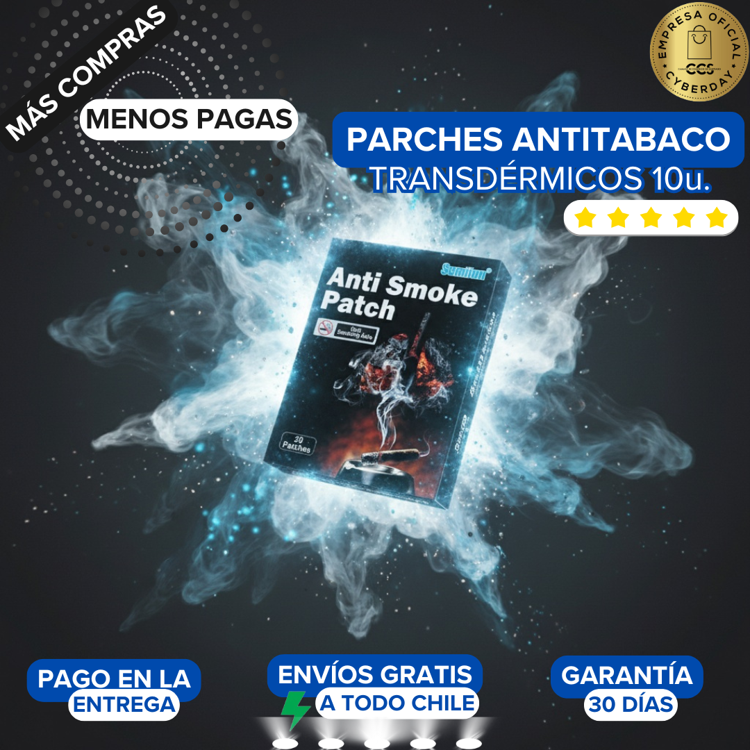 Cajas Parche Antitabaco Transdérmico - Total 10 Parches | Stock Limitado ⚠️