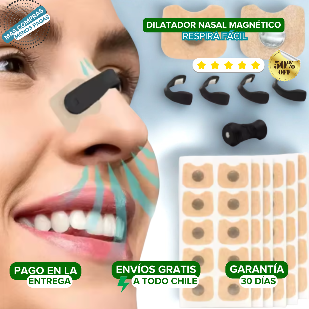 Dilatador Nasal Magnético RespiraFácil™