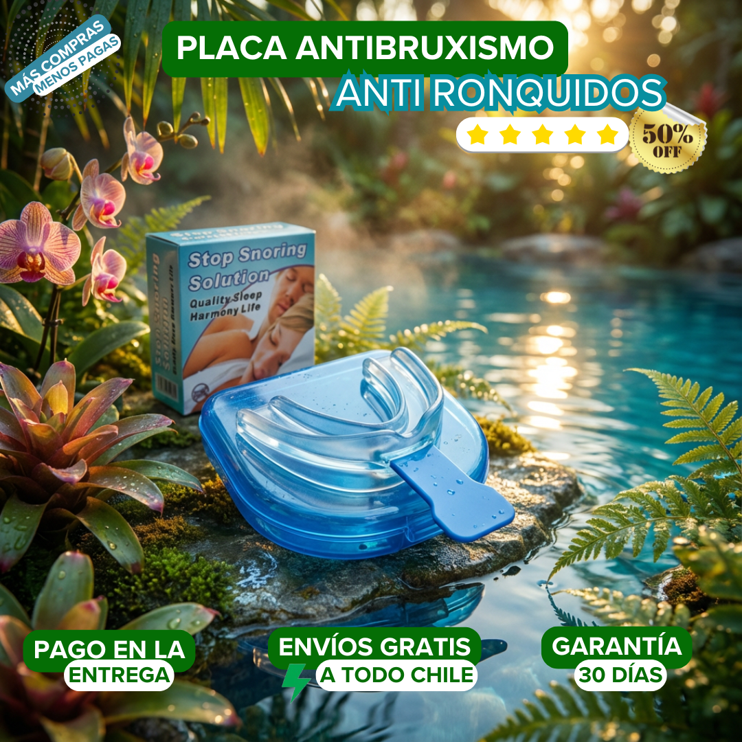 RespiraTranquilo™ – Placa Nocturna Anti Bruxismo y Ronquidos🔹Zaga