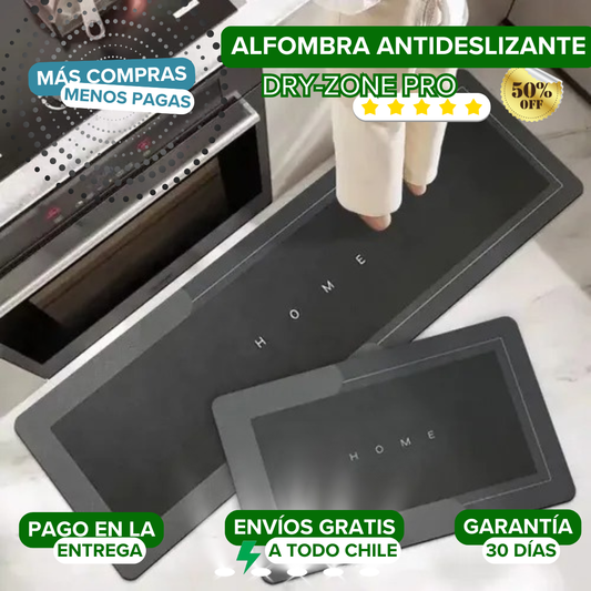 Alfombra Antideslizante UltraAbsorbente SecoFirme™ DryZone Pro | 2Pcs🛡️💧