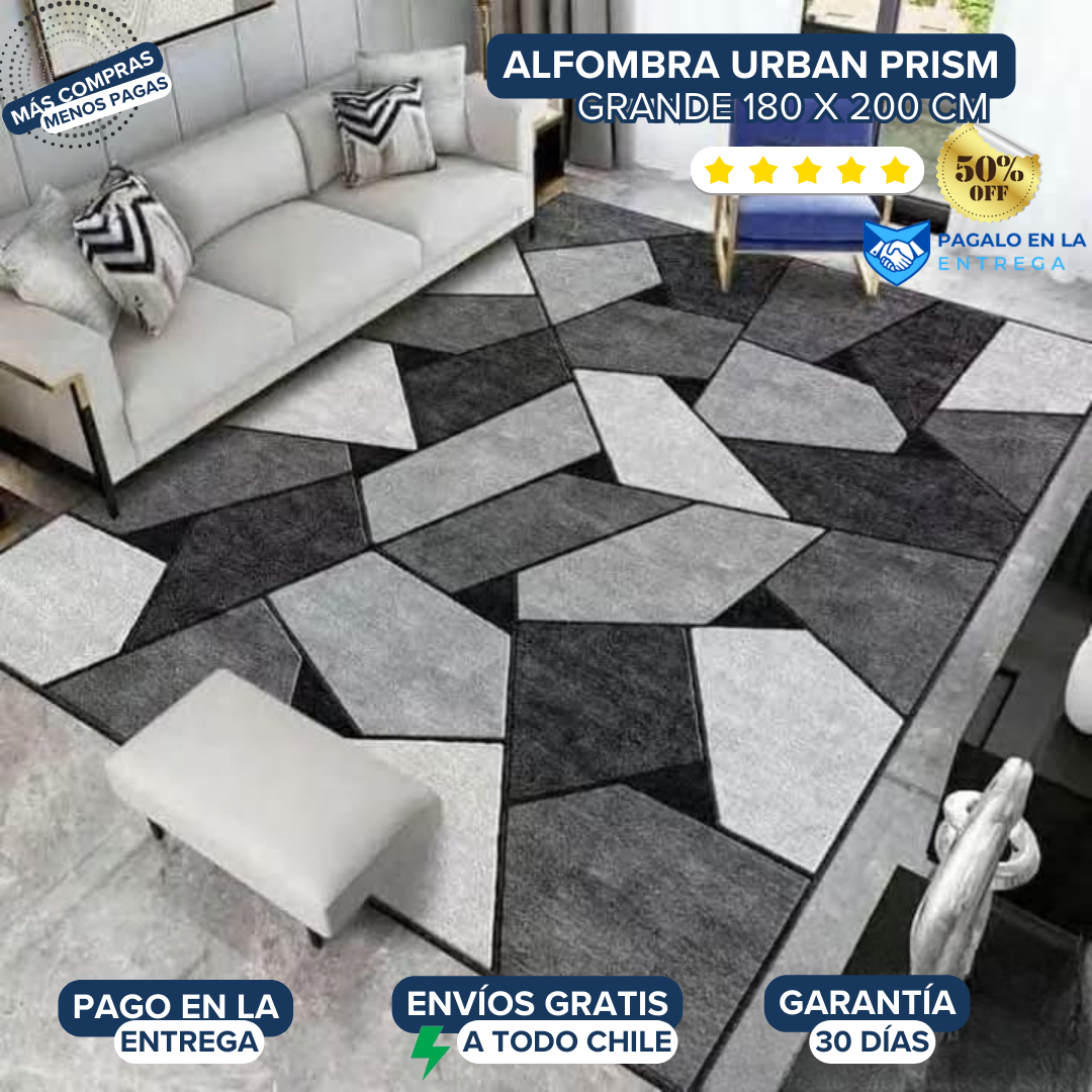Alfombra 180×200 Urban Prism | Casa Magna