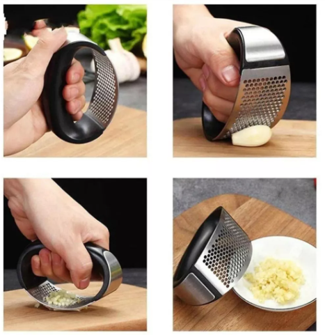 🔥 Moledor Triturador de Ajo de Acero Inoxidable + ¡Afilador de Cuchillos GRATIS! 🔪🧄