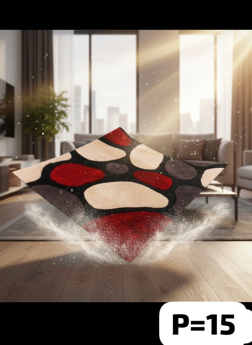 ✨ Decora con Estilo: Alfombra Modelo Royal Stone - Antideslizante Mediana (100x150)