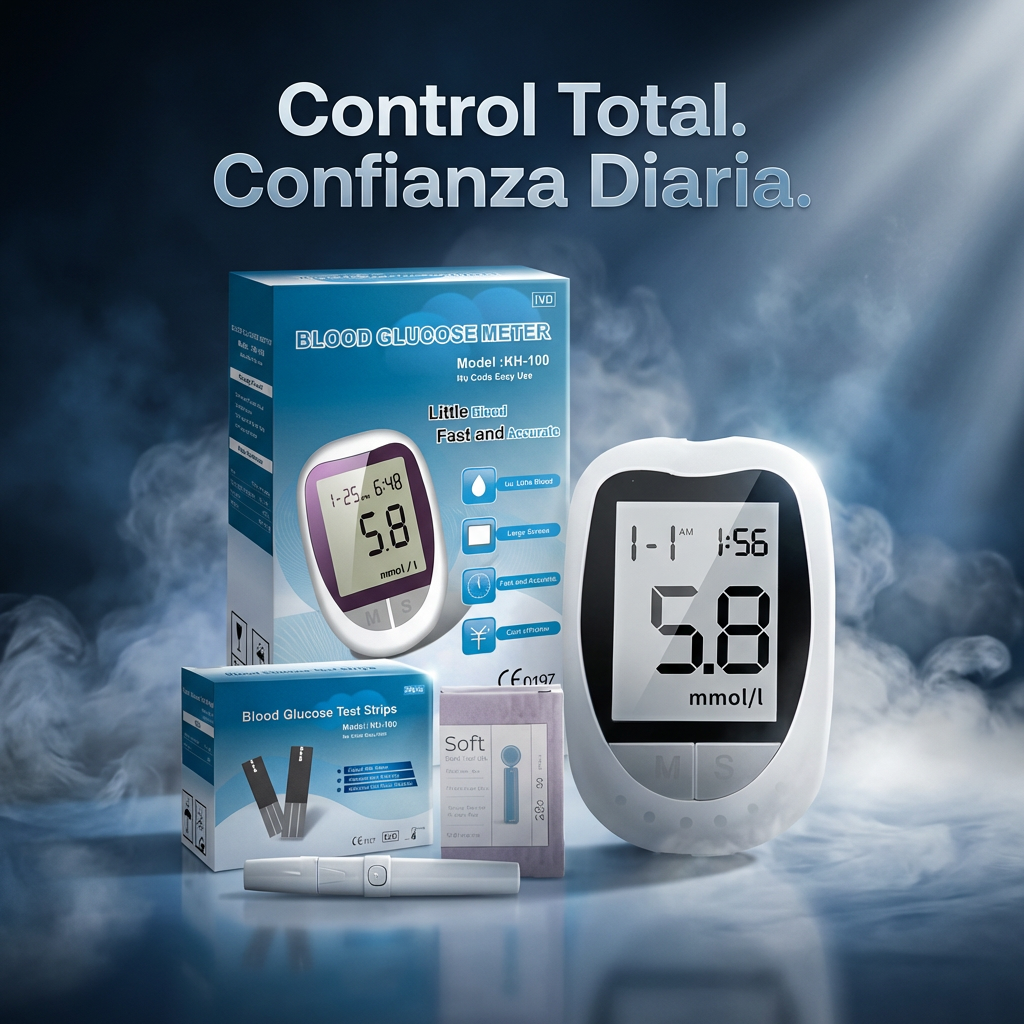 GlucoCare™ – Glucómetro Digital Kit Completo 🛡️